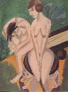 Ernst Ludwig Kirchner Zwei Akte im Raum Germany oil painting artist